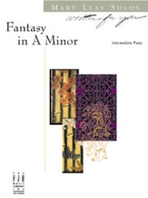 Fantasy in A Minor piano sheet music cover